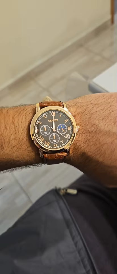 Montre d'affaires et de loisirs pour hommes